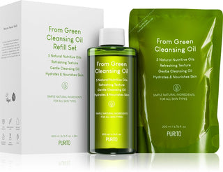 Purito From Green Cleansing Oil Set - Skincare Gift Set