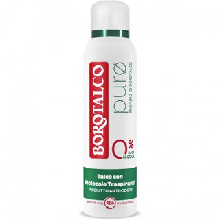 Borotalco Puro Deodorante Spray 0% Sali Profumo Di Borotalco 150 Ml