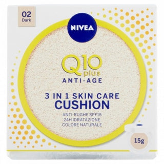 Nivea Q10 Plus Anti-Age 3 In 1 Skin Care Cushion 15 G – 02 Dark