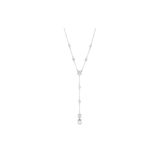 Brosway Splendida Collana In Argento Con Zirconi E Perle Infinite White Fancy Fiw170 — Collana