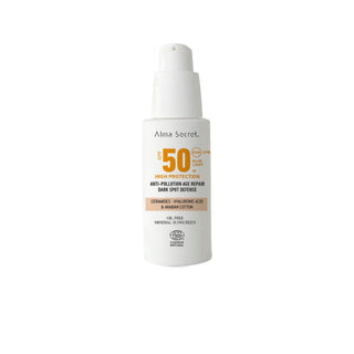 Alma Secret Solar Ansigtscreme med farve Spf50 Sabbia 50ml 