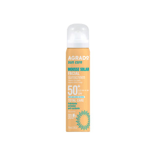 Agrado Solmousse til ansigtet SPF50 75ml 