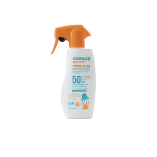 Agrado solcreme SPF50 spray til børn 
