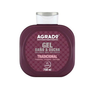 Agrado Traditionel bade- og showergel 750 