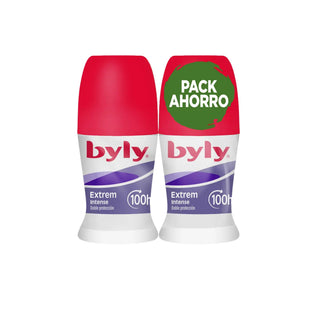 Byly Extrem Intense 100 ore Deodorante Roll-On Loto 2 x 50 ml — Deodorante