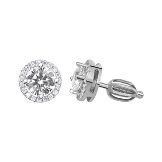 Beneto Boucles d'oreilles en argent avec zircone AGUP1610S
