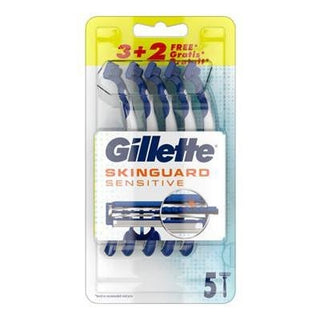 Gillette Rasoi Skinguard Sensitive 3+2 Pz.