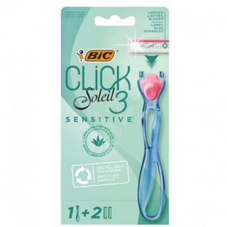 Bic Rasoio Dep.Click3 Soleil Sistema Manico + 2 Ricambi