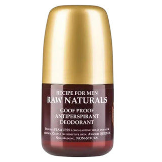 Raw Naturals Goof Proof Anti-Irritazione Antitraspirante per Uomo 60 ml