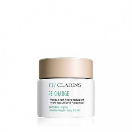 Clarins Re-Charge Hydraterend en Opvullend Nachtmasker - Jonge Huid - Hydraterend 50Ml
