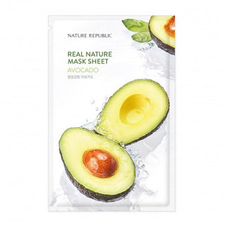 Nature Republic Máscara de Tecido de Abacate Real Nature 23 g 