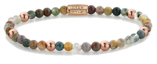 Rebel&rose Playful bead Bracciale Indian Summer RR-40083-R - Dimension: 15 cm - XS