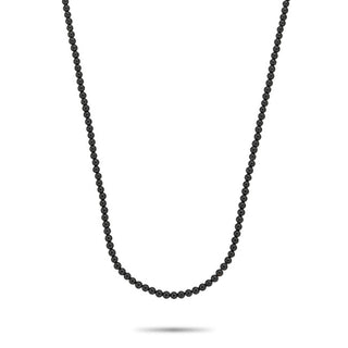 Rebel&Rose Collana Con Perline Da Uomo Mad Panther Rr-Nl035-S-55