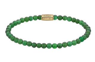 Rebel&Rose Bracciale Con Perline In Oro Green Harmony Rr-40106-G - Dimensioni: 16,5 Cm - S