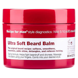 Bálsamo para barba Recipe For Men Ultra Soft Beard Balm Bálsamo para barba suavizante 80 ml 