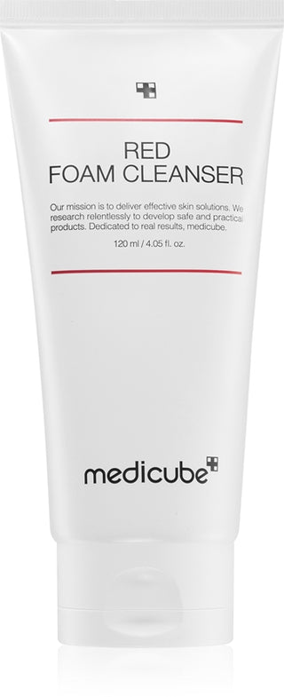Medicube Schiuma Rossa Detergente mousse pulizia profonda 120 ml — Gesichtsreiniger