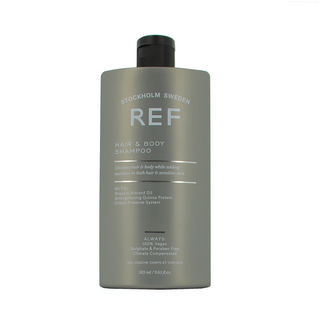 Ref stockholm Capelli e corpo, gel doccia e shampoo 2 in 1, vegano, 285 ml