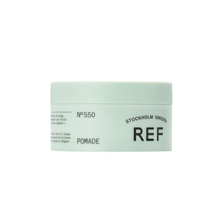 Ref Pomada vegana para peinar el cabello Stockholm, Styling & Finish n.° 550, máxima fijación, 85 ml