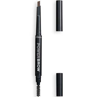 Relove By Revolution Power Brow matita per sopracciglia in crema a doppia punta e pennello 2 in 1 marrone 03 g