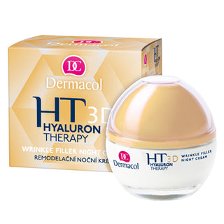 Dermacol 리모델링 나이트 크림 (3D 주름 개선 테라피 히알루론 필러) 50ml