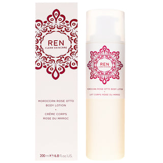 Ren, Crema corporal hidratante de rosa marroquí Otto, 200 ml