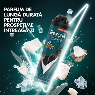 Rexona Antitraspirante Uomo Advanced Protection Sport Cool 150 ml — Spray antitraspirante