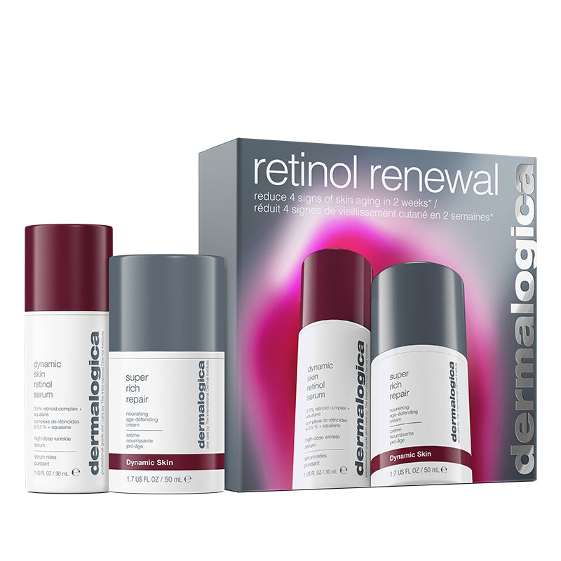 Retinol Renewal Set Dermalogica Sérum e Creme Anti-Idade Dynamic Skin