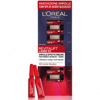 L Oreal Paris Revitalift Laser X3 7 ampulí s peelingovým efektem 