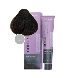 Revlon Color Excel , Tintura Per Capelli Semipermanente, 1 Nero, 70 ml