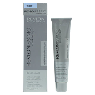 Revlon Revlonissimo Colorsmetique Carmel Tinta permanente per capelli 6.01 Biondo cenere naturale scuro 60 ml