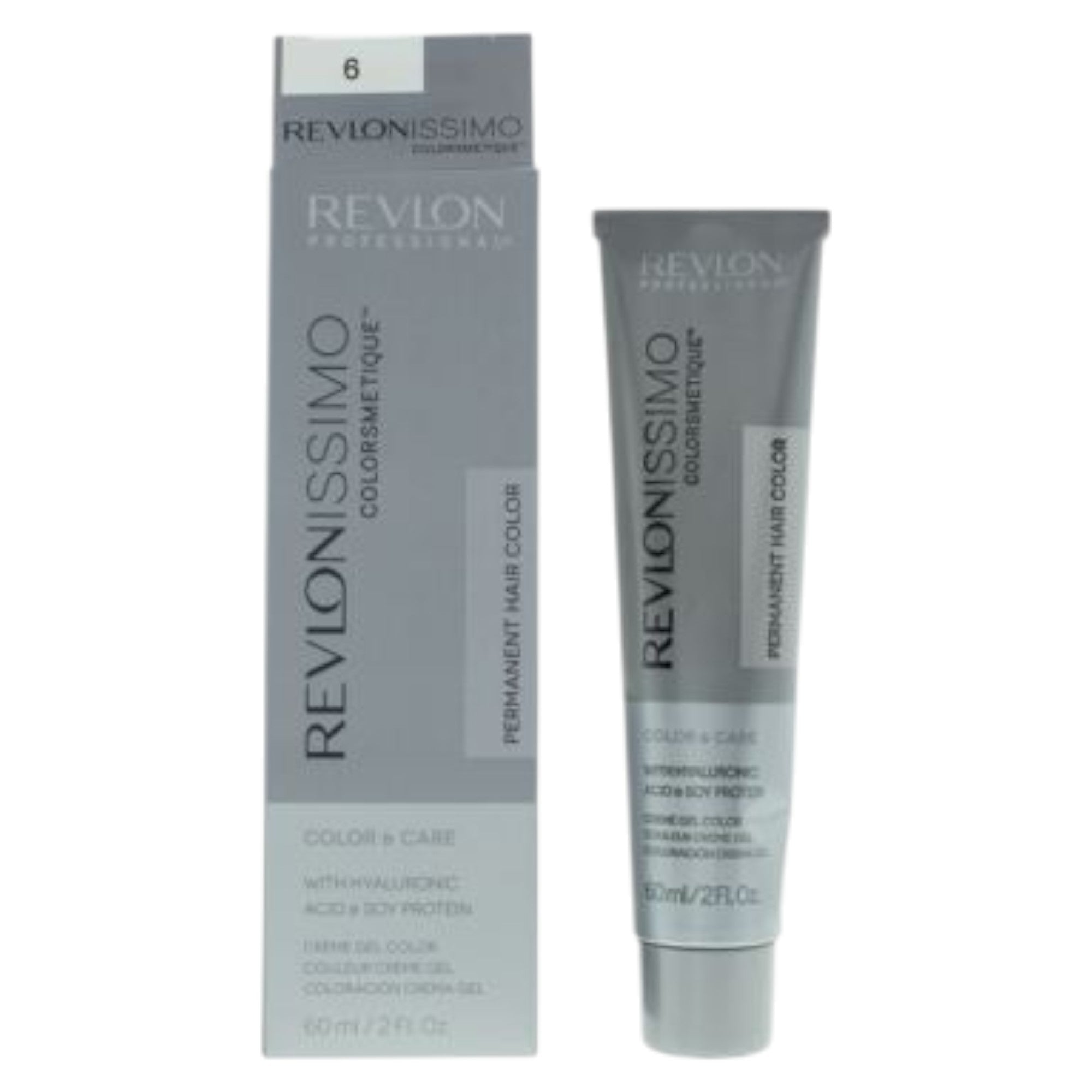 Revlon Revlonissimo Colorsmetique Acide Hyaluronique Coloration Permanente pour Cheveux 6 6 Blond Foncé 60 ml