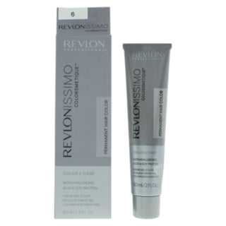 Revlon Revlonissimo Colorsmetique Acido Ialuronico Tintura Permanente per Capelli 6 6 Biondo Scuro 60 ml