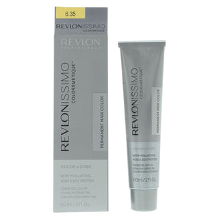 Revlon Revlonissimo Colorsmetique Tinta permanente per capelli 6.35 Biondo ambrato scuro 60 ml