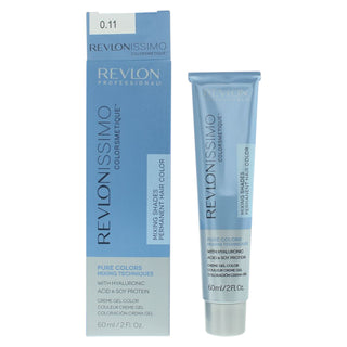 Revlon Revlonissimo Colorsmetique Tinta per capelli nutriente e permanente 011 Grigio 60 ml
