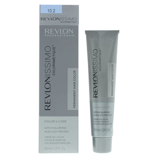 Revlon Revlonissimo Colorsmetique Tinta permanente per capelli 10.2 10.2 Biondo pallido iridescente 60 ml