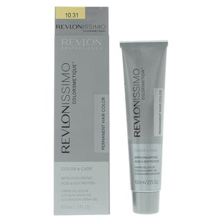 Revlon Revlonissimo Colorsmetique Tinta permanente per capelli 10.31 Biondo beige chiaro 60 ml