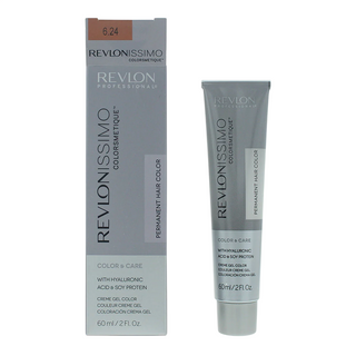 Revlonissimo Colorsmetique, Tintura Permanente Per Capelli, 6.24 Biondo Perla Scuro Ramato, 60 ml