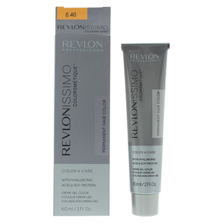 Revlon Revlonissimo Colorsmetique Tinta permanente per capelli 6.46 Biondo rame rosso scuro 60 ml