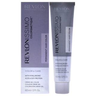 Revlon Revlonissimo Colorsmetique Ácido Hialurónico Tinte Permanente para el Cabello 8.01 Rubio Ceniza Claro Natural 60 ml 