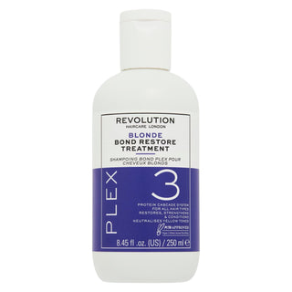Revolution Haircare Blonde Plex 3 Shampoo per il trattamento dei capelli Ristrutturante Per capelli danneggiati 250 ml