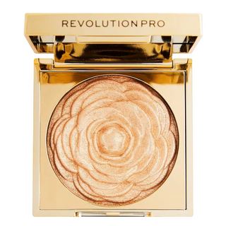 Revolution Pro Pro Lustre Illuminante Blush Highlighter Compatto Golden Rose 1 Tonalità 9 g