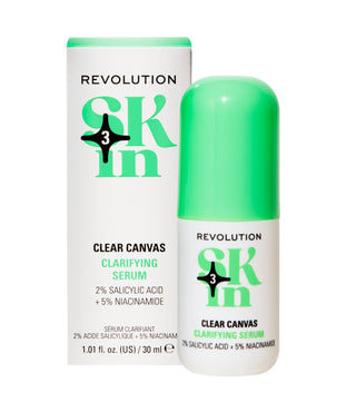 Revolution skincare Tela trasparente, 5% niacinamide e 2% acido salicilico, chiarificante, siero, per il viso, 30 ml