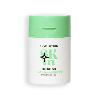 Revolution skincare Cloud Clear, Niacinamide & IPC, Chiarificante, Crema Gel, 50 ml