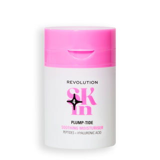 Revolution skincare Plump-Tide, peptidi e acido ialuronico, lenitivo, crema, per il viso, 50 ml