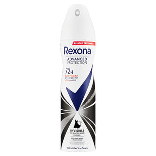 Rexona Advanced Protection Invisible Black & White Antiperspirant Spray 150 ml 