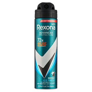 Rexona Men's Antiperspirant Spray Advanced Protection Invisible Ice Fresh 150 ml 