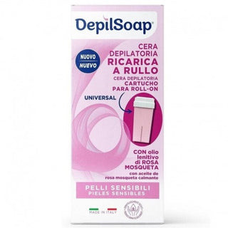 Depilsoap Ricarica Cera Depilatoria Per Pelli Sensibili Per Rullo Elettrico