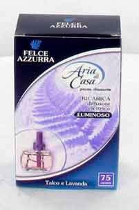 Felce Azzurra Recarga Difusor Elétrico Luminoso Para Ambiente Talco&Lavanda 