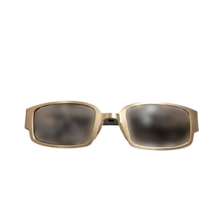 Rimless occhiali da sole senza montatura, rossi o spenti, da donna