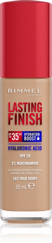 Rimmel Lasting Finish 35H Foundation SPF20 30ml 103 True Ivory